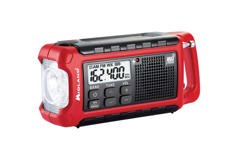 Midland ER210 E+READY Compact Emergency Crank WX Radio