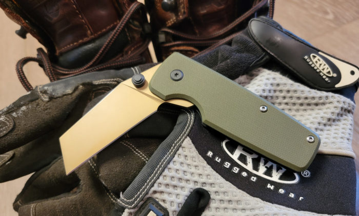 Ontario Epoch Knife partially open