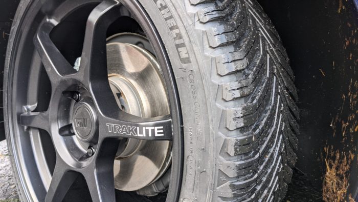 VW eGolf on Michelin CrossClimate2 tires Motegi Traklite wheels