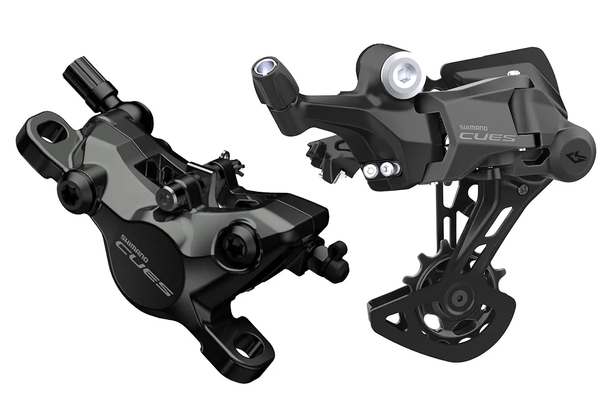 BR-U8000 and RD-U4000 of the new Shimano CUES component series