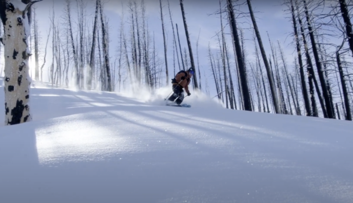 burn scar skiing in utah