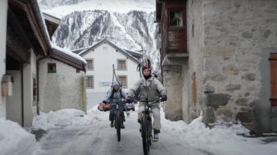 Hurt Skier Roars Back, Adds a Sport in ‘Pedal 2 Pow’