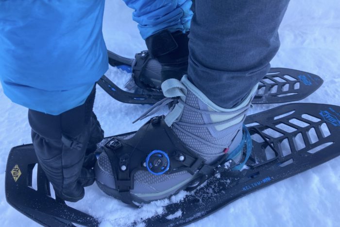 Snowshoeing with the XTRATUF Ice Ankle Deck Boot