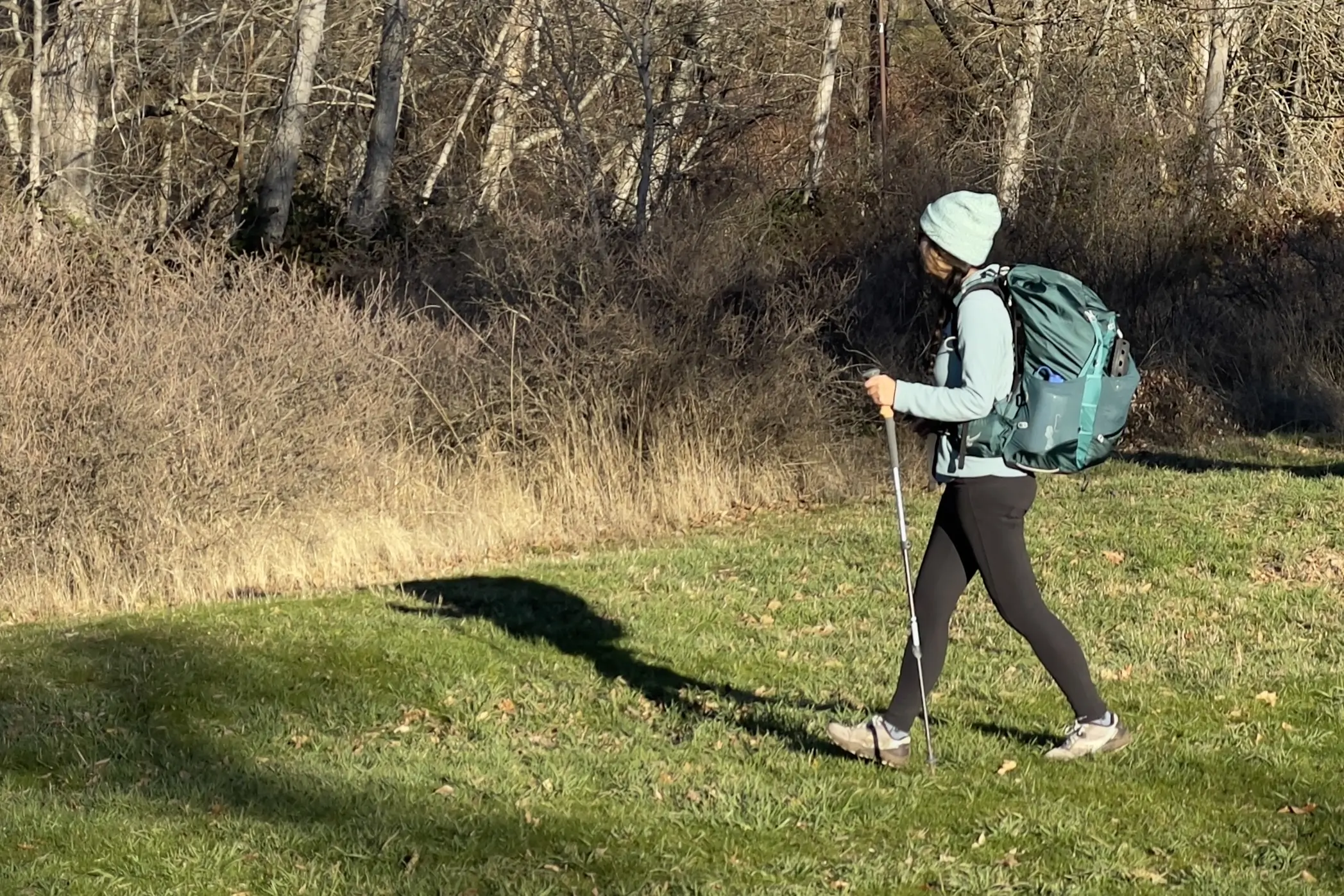 Testing gear outside