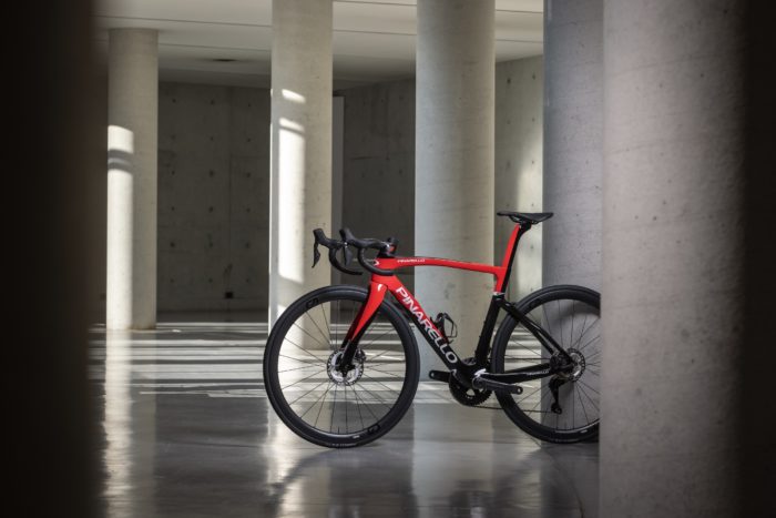 glam shot of a Pinarello F road bike