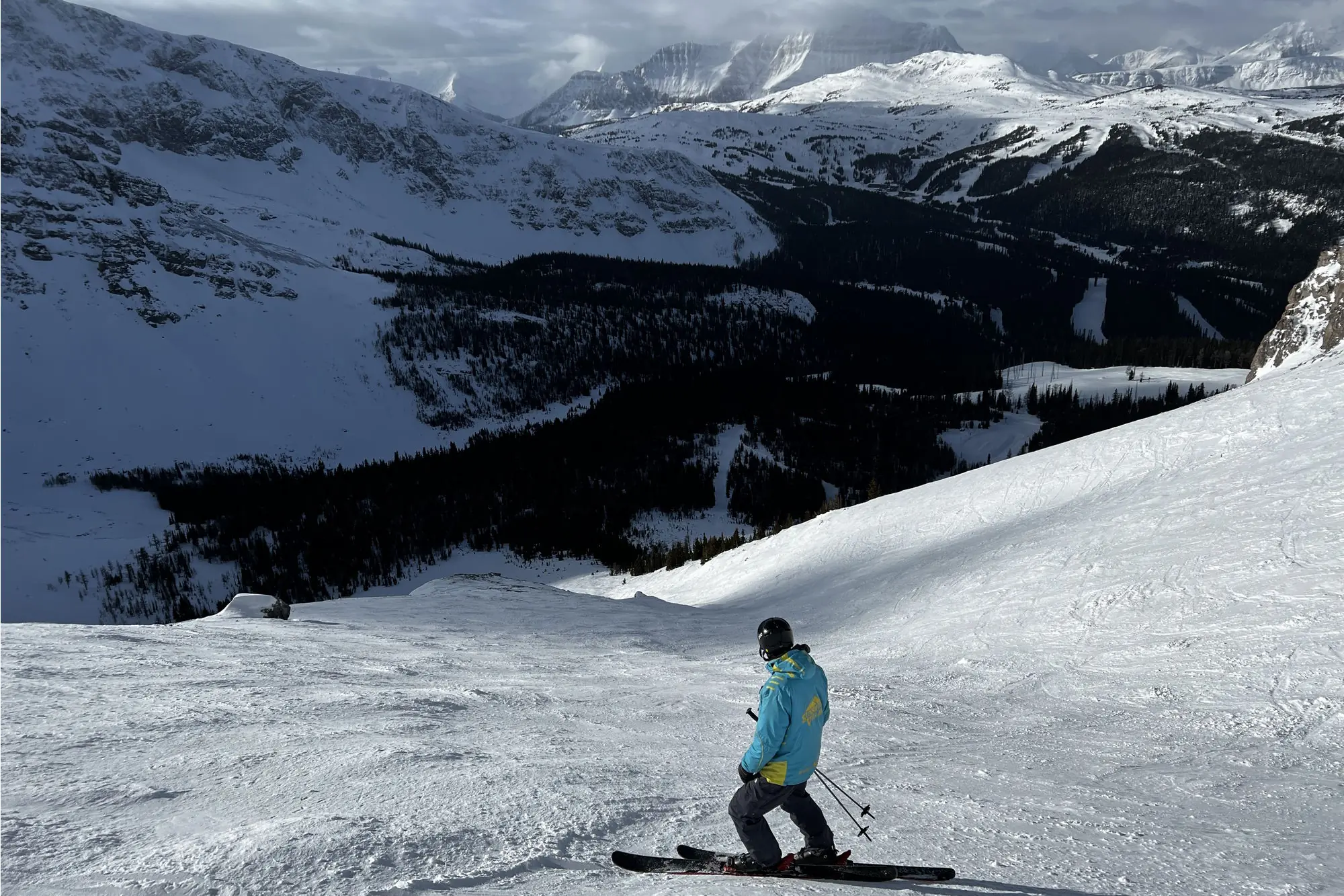 Banff Sunshine village skiing