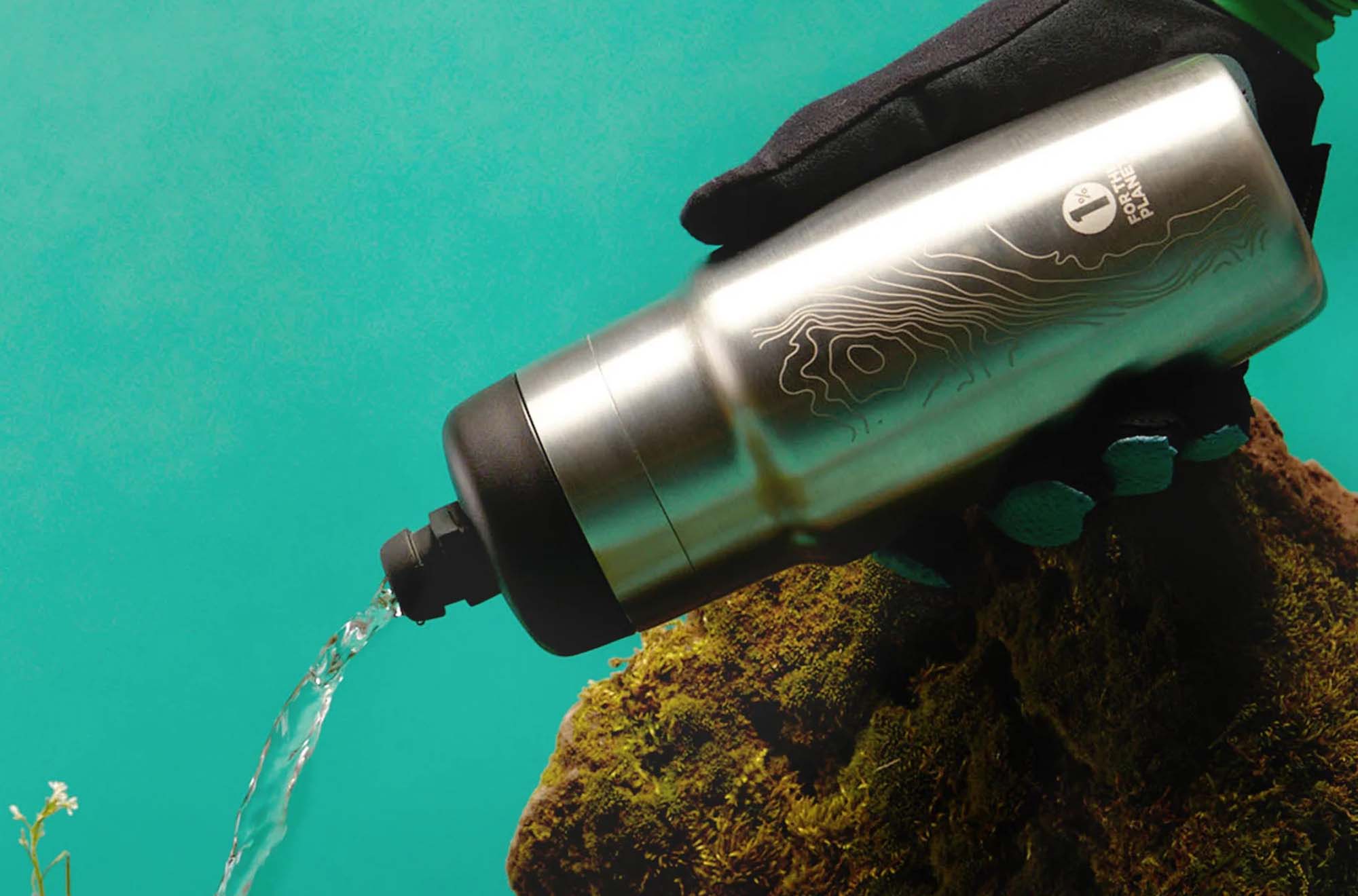 Purchases of the new bottle from Bivo and Velocio support environmental nonprofit 1% for the Planet; (photo/Bivo)