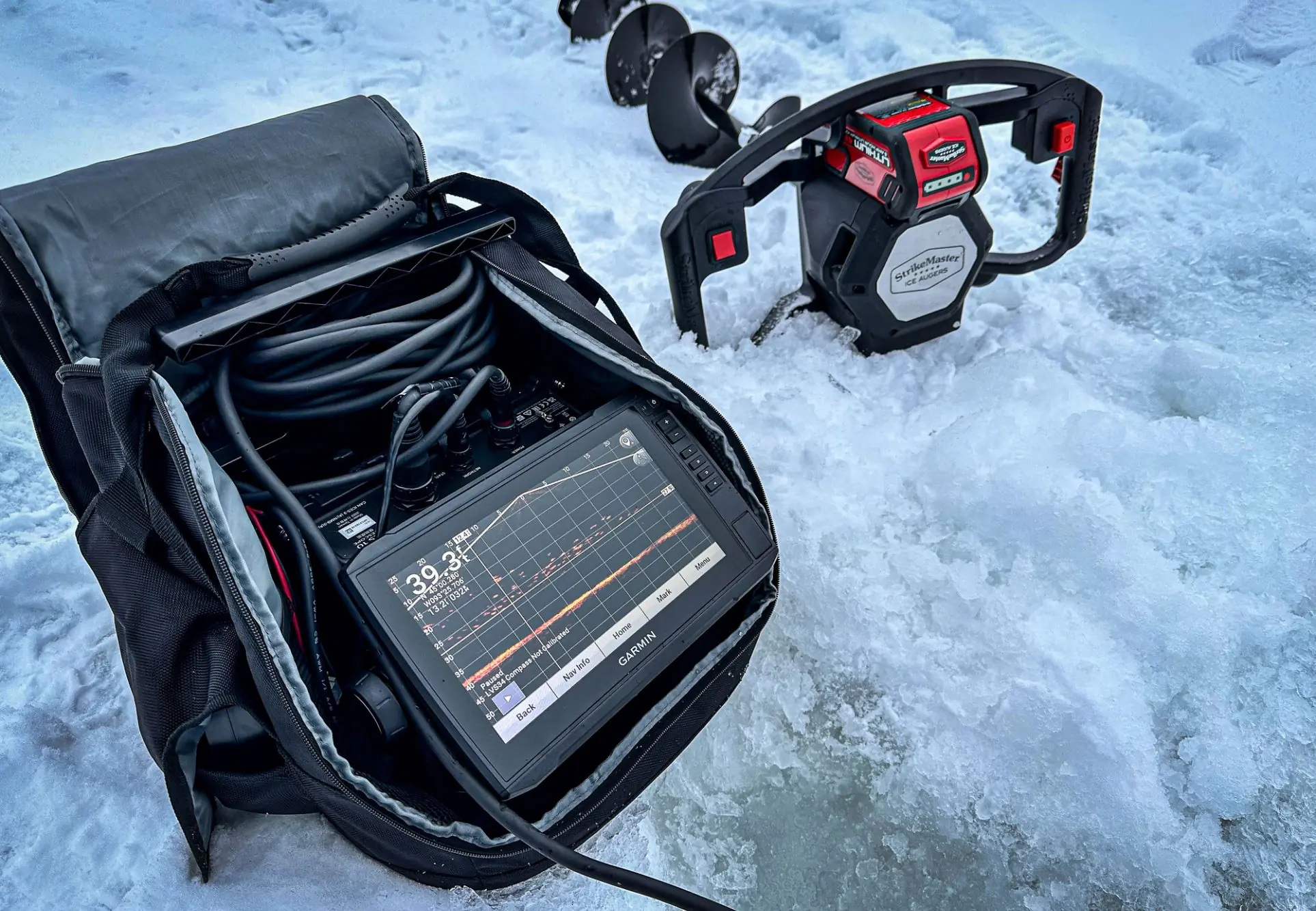 Garmin LiveScope Plus Ice Fishing Bundle LI