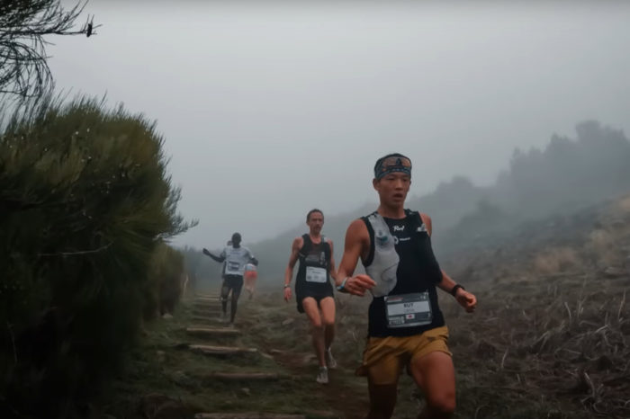 Trail runners at Madeira Island