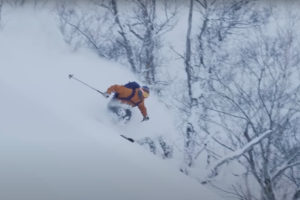 skiing in japan