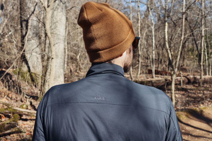 KÜHL Aktivator jacket worn closeup back and shoulders