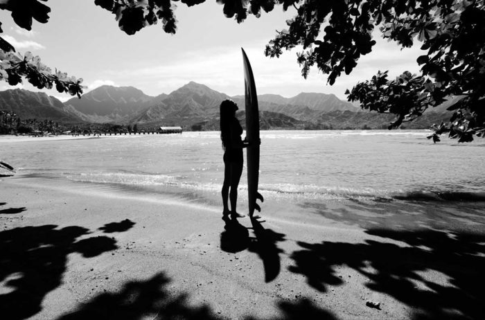 Malia Manuel surf video