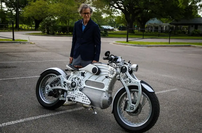 Matt Chambers with the Hades. Curtiss Hades