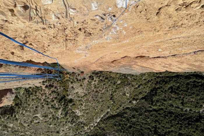 Multipitch rock climbing on the Sterling Nano 8.9 XEROS rope