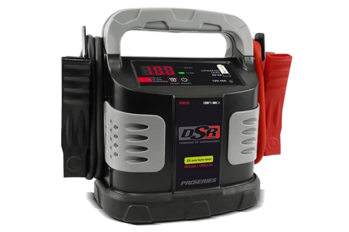 schumacher dsr132 ultracapacitor lithium ion hybrid jump starter