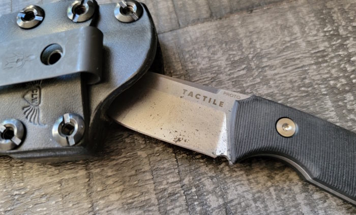 Tactile Knife shedding