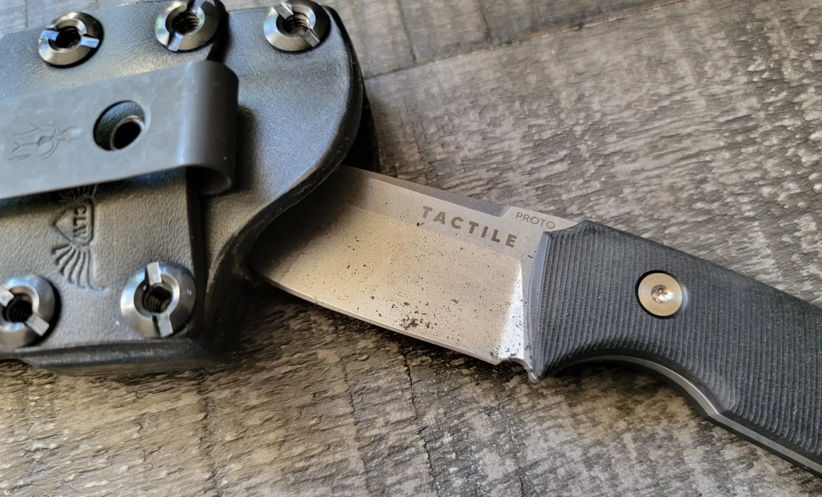 Tactile Knife shedding