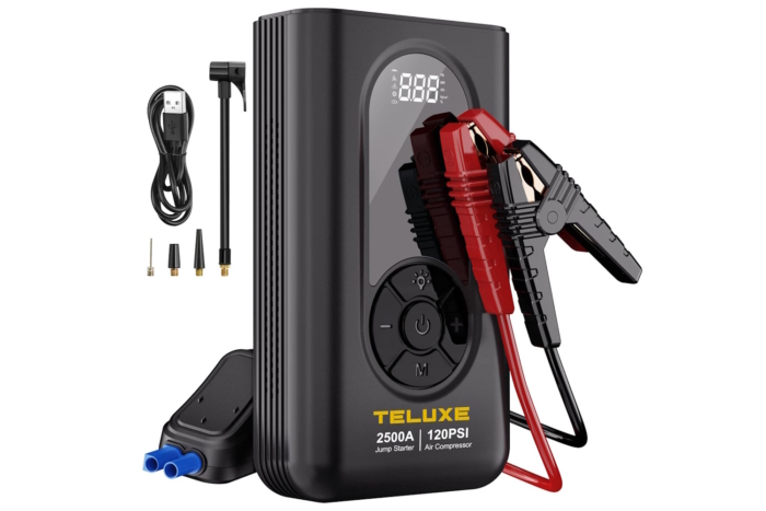 Teluxe TE01 Portable Jumpstarter/Tire Inflator