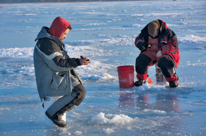 ice fishing