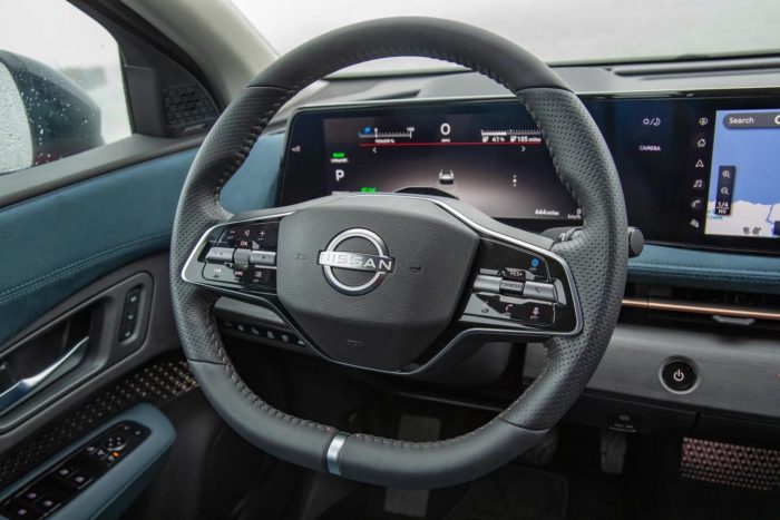 2023 Nissan Ariya e-4ORCE steering wheel