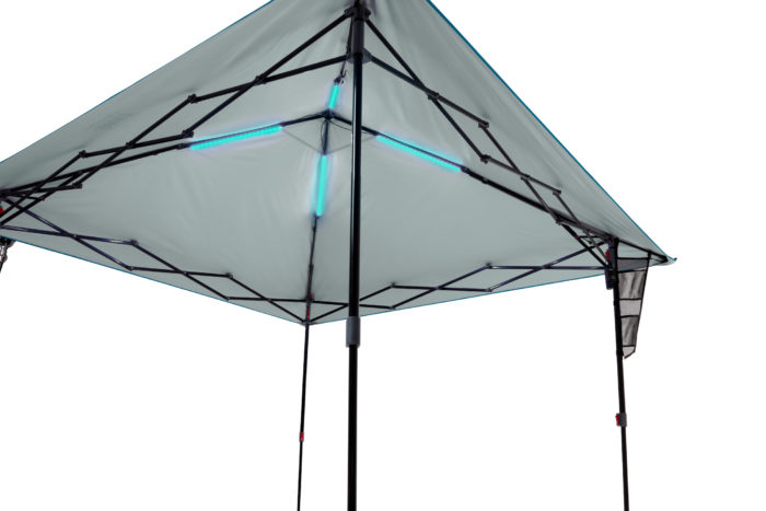 OneSource 10 x 10 Canopy Shelter with LED Lighting & Rechargeable Battery product photo