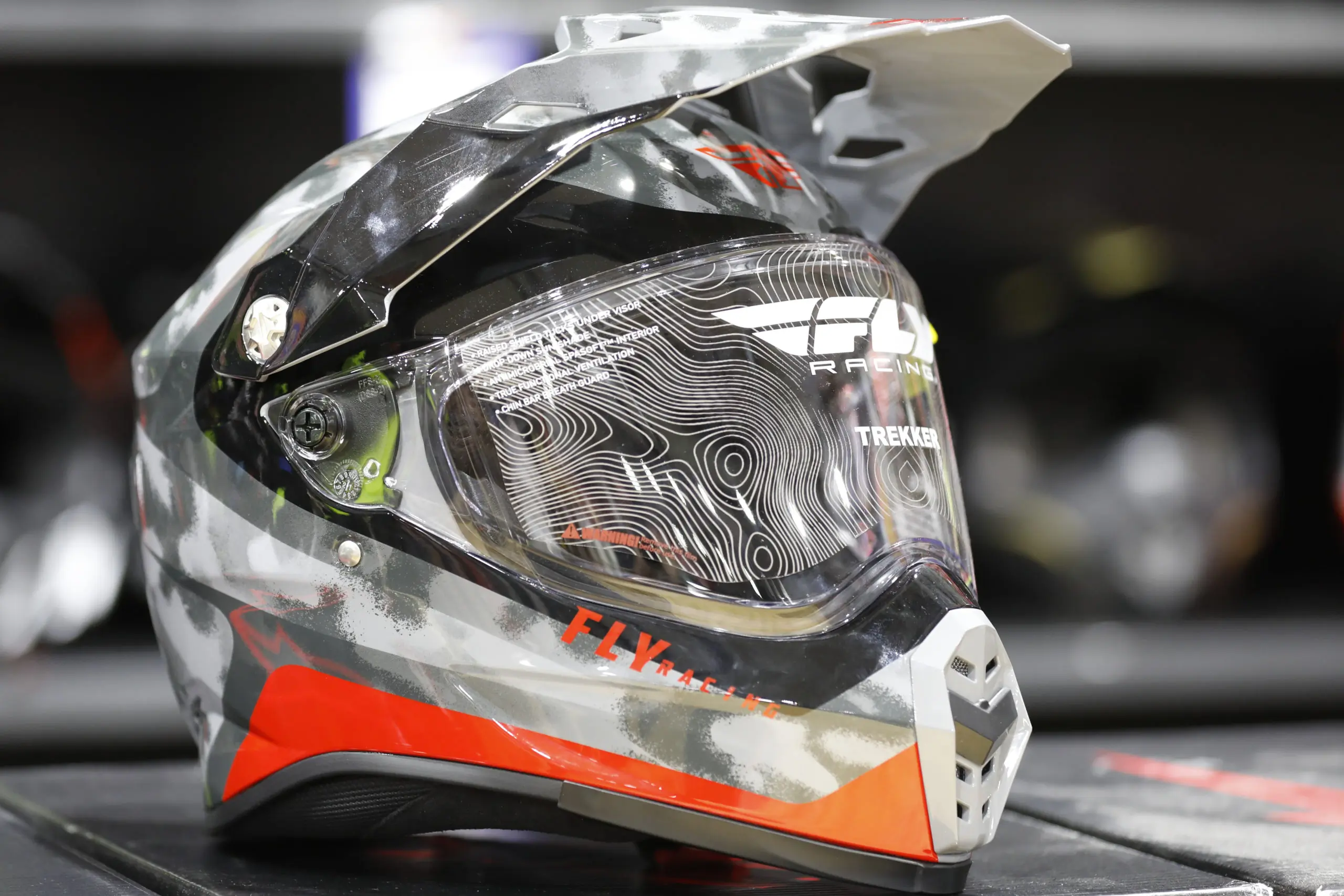 Motorcycle helmet dual-sport full-face