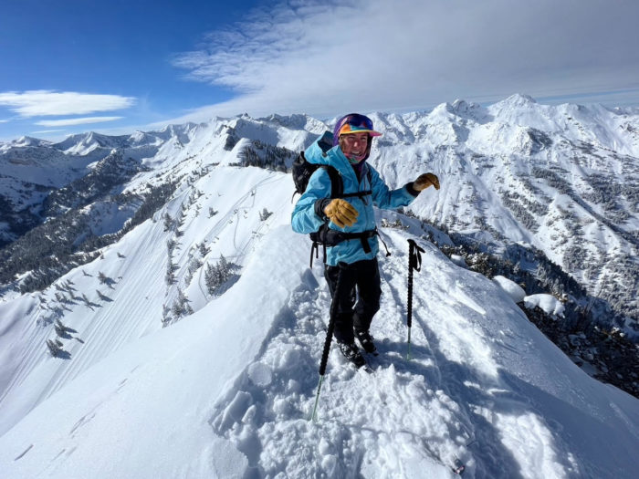 Folkrm Wyeast ski poles; (photo; Anneka Williams)