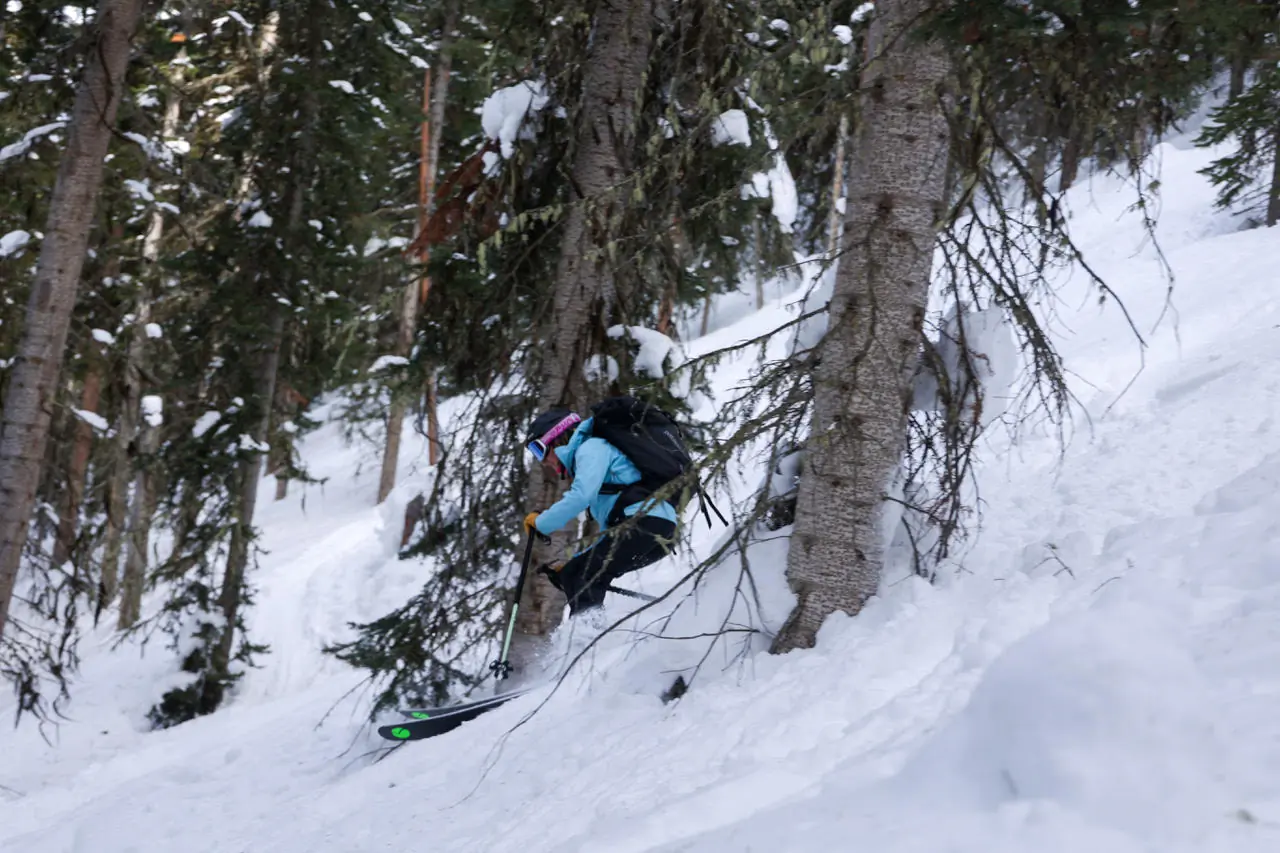 Folkrm Wyeast ski poles; (photo; Anneka Williams)