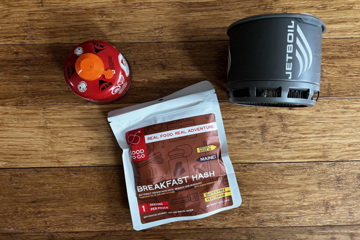 Good To-Go's Breakfast Hash dehydrated meal