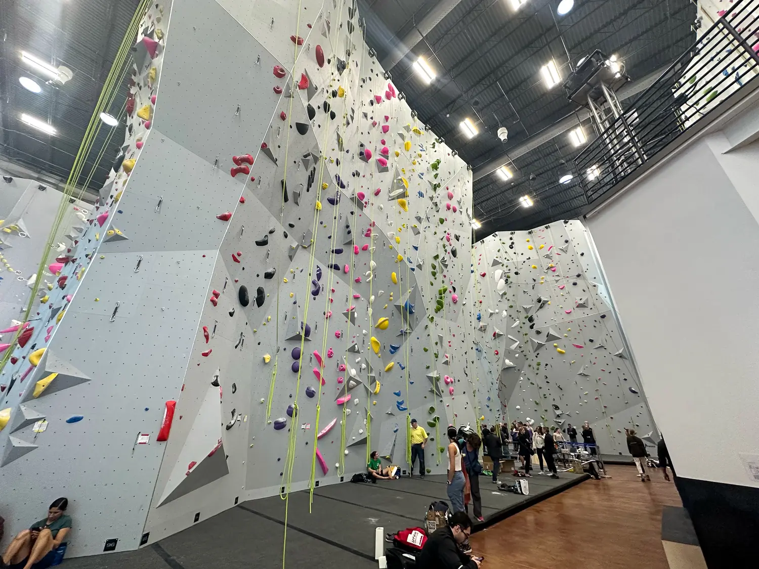 The Mesa Rim climbing gym in Austin opened in March 2023.
