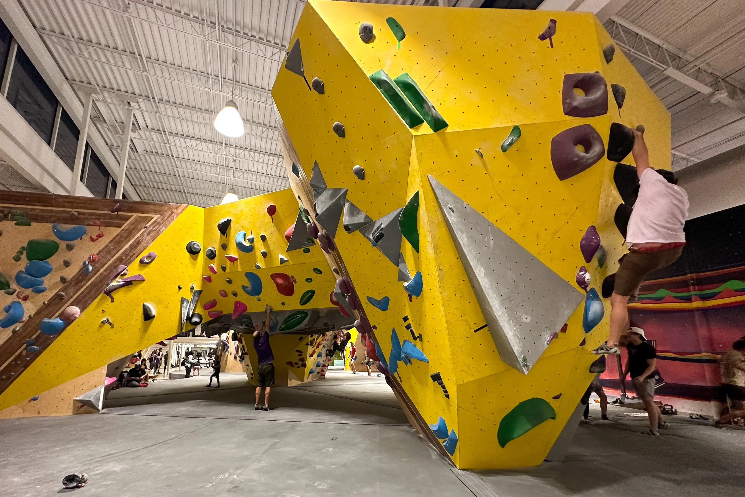Bouldering only gym Crux Climbing Center