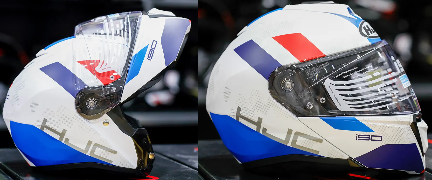 Motorcycle helmet modular