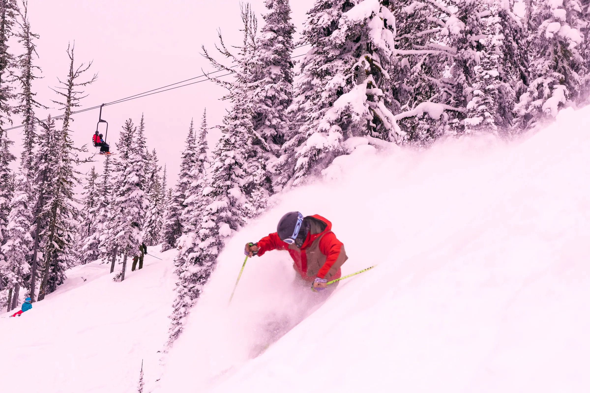 Powder at Lost Trail Ski Area