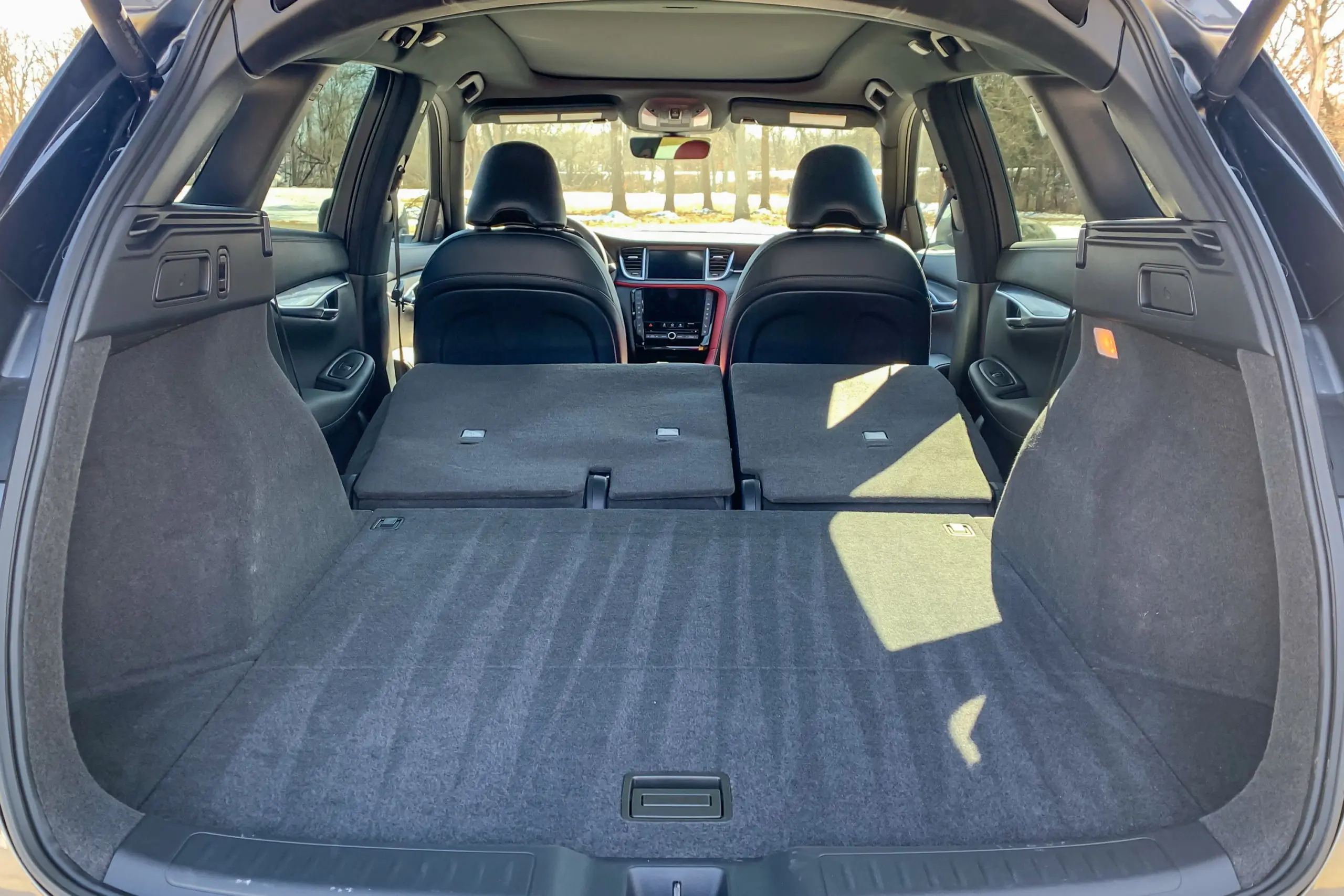2023 Infiniti QX50 Sport Review rear with seats folded down