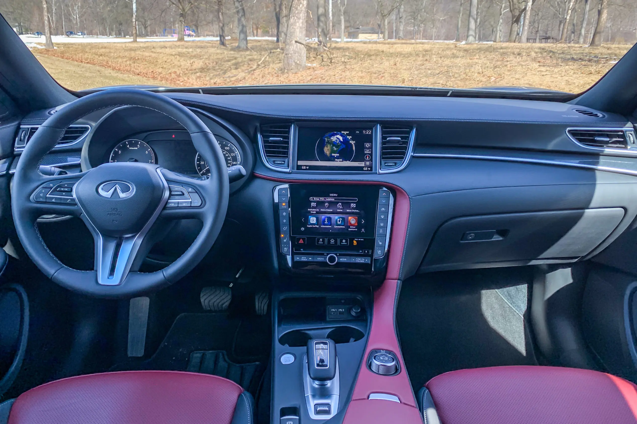 2023 Infiniti QX50 Sport Review dash