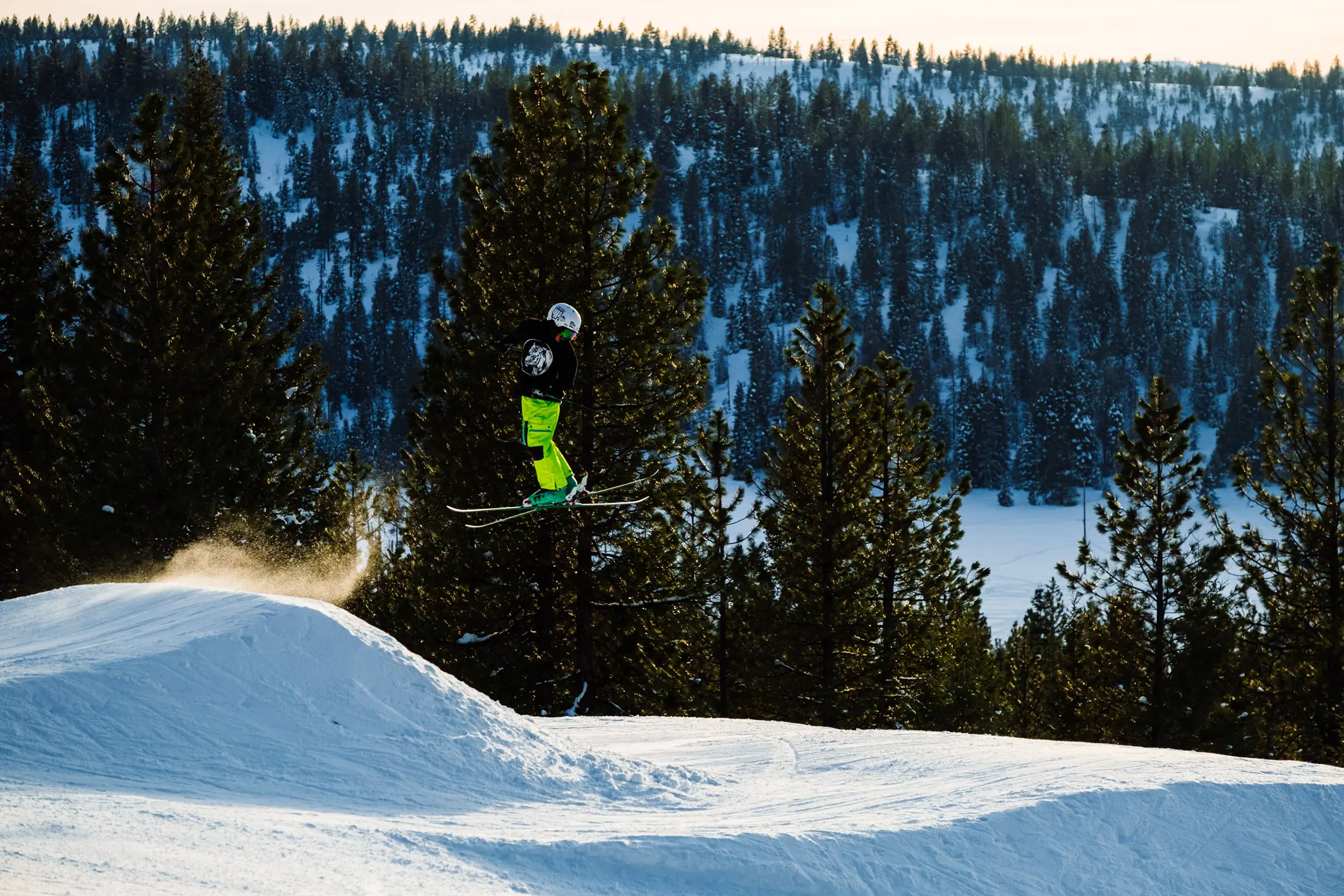 A park jump at Little Ski Hill in southwest Idaho
