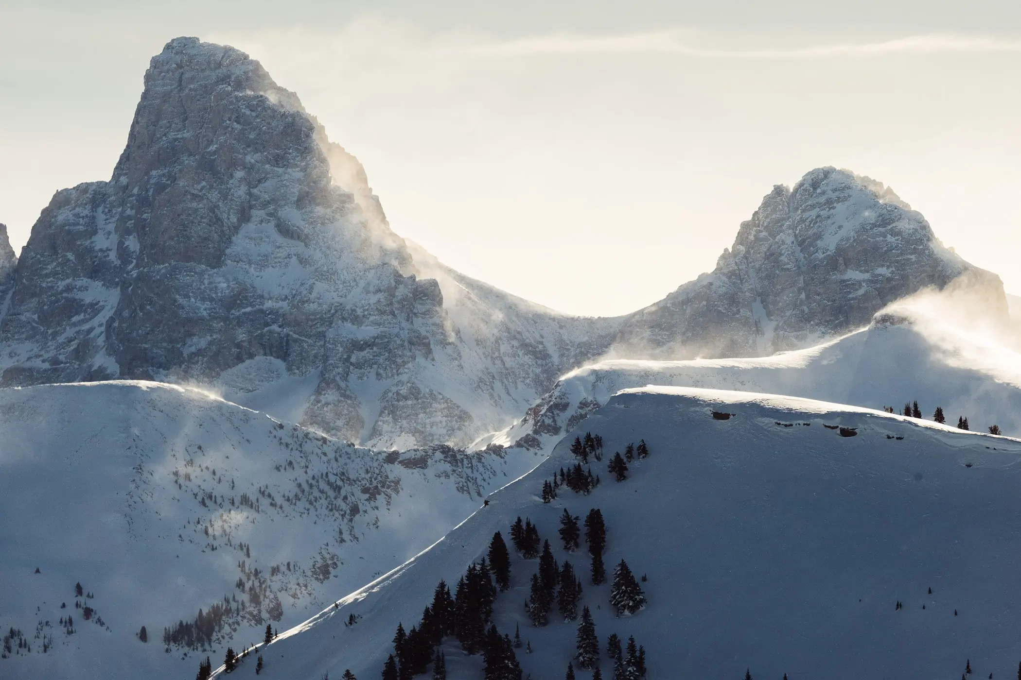 An epic view of Grand Targhee Resort