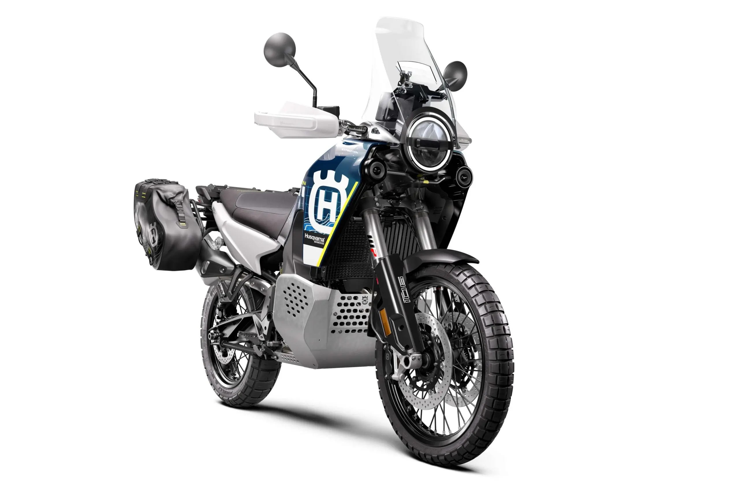 2023 Husqvarna Norden 901 Expedition front three-quarter view