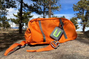 ZOLEO clipped to pack