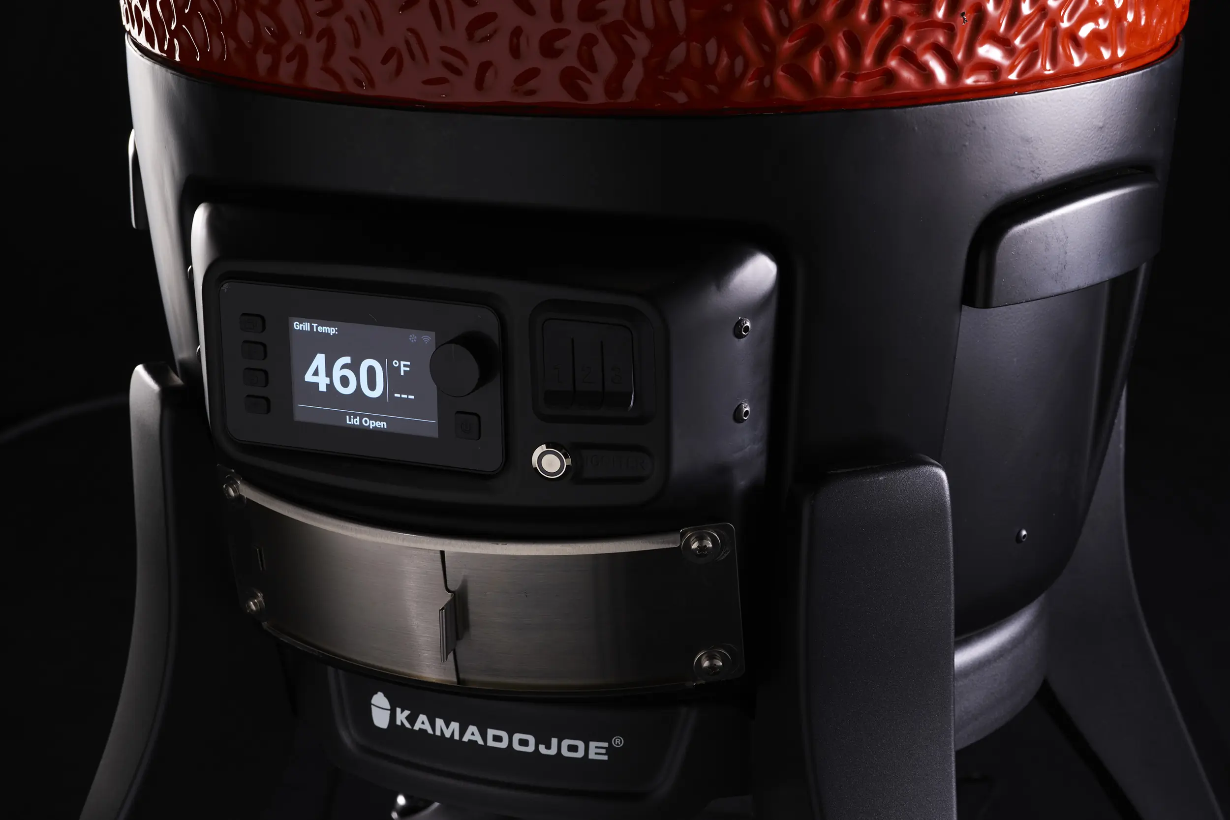 The Kamado Joe Konnected Joe digital interface. 