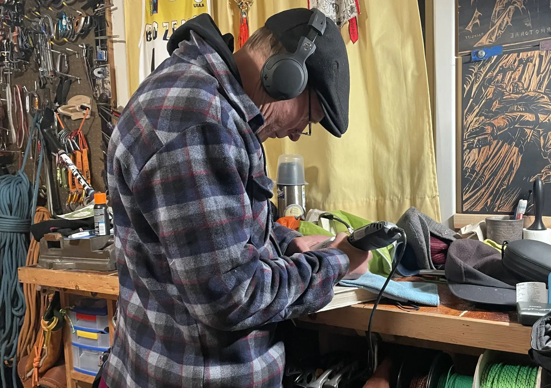 Conrad Anker carves out designs