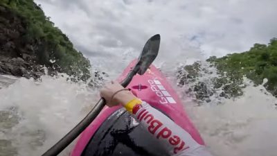 Dane Jackson Tests Latest Antix Kayak on Zambezi Whitewater