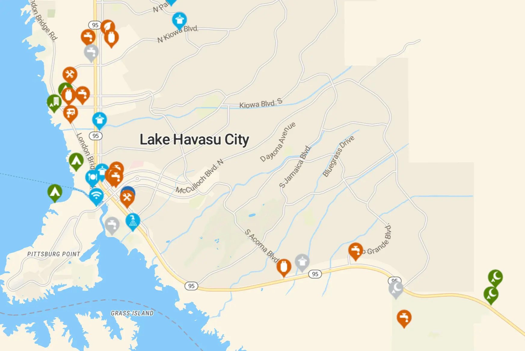 iOverlander Campsites Map