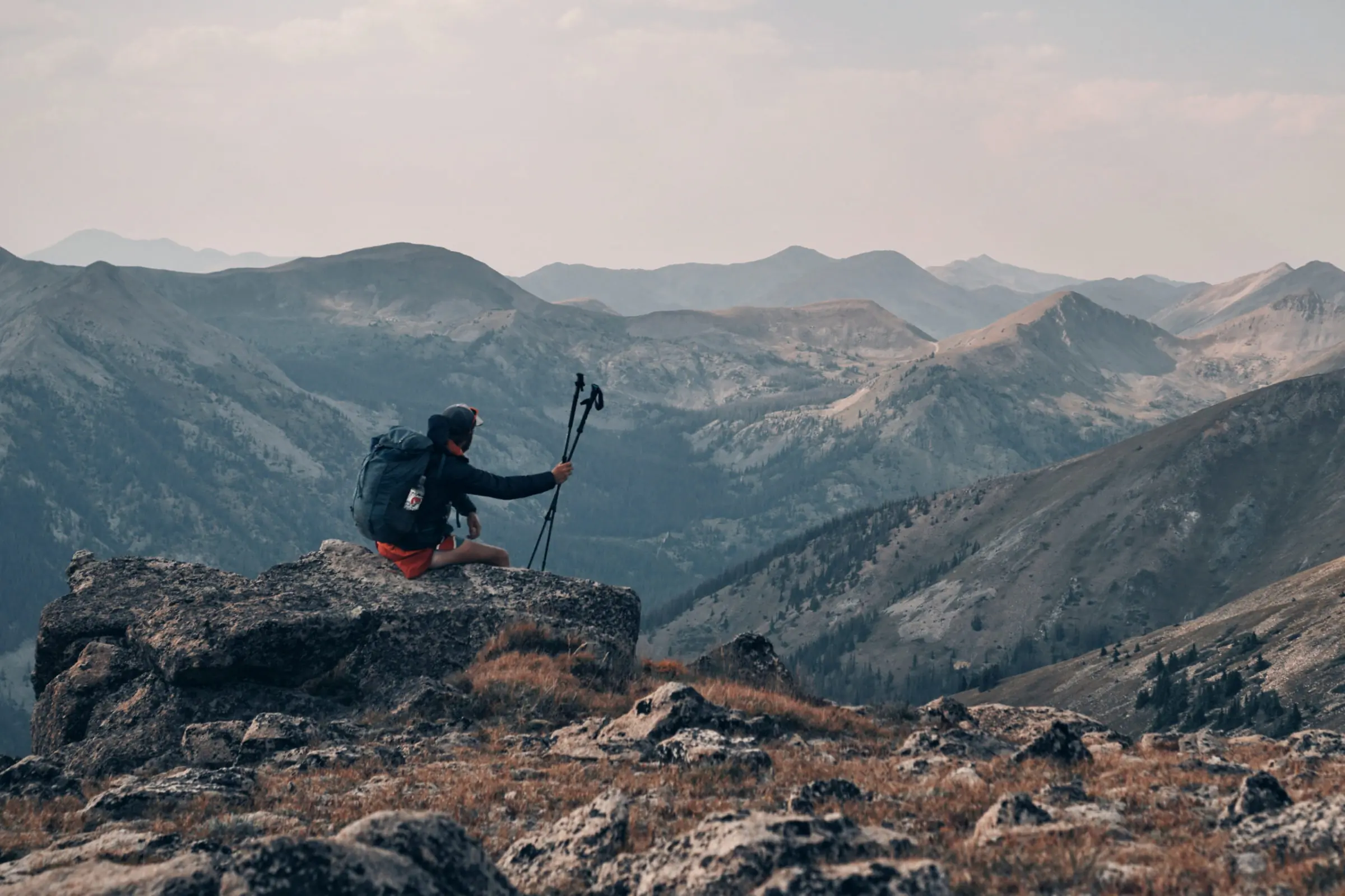 Zpacks Carbon Fiber Trekking Pole on the CDT