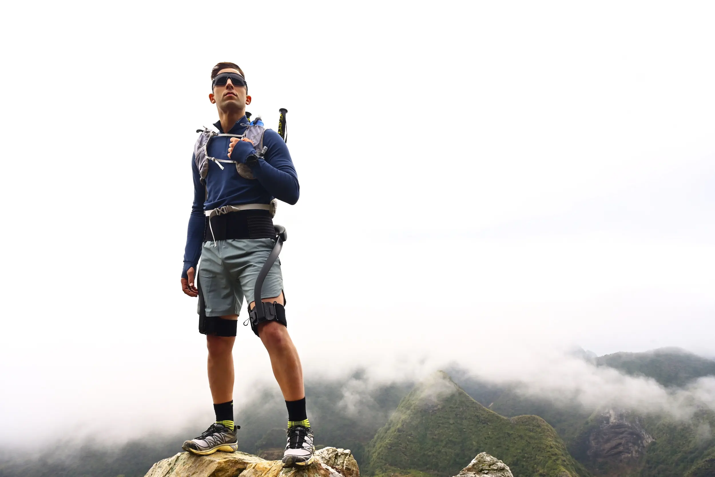 A man wearing a Hypershell