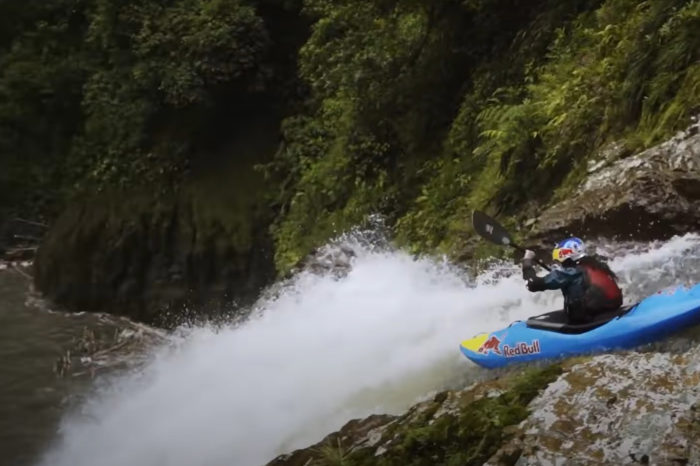 Nouria Newman kayaking video