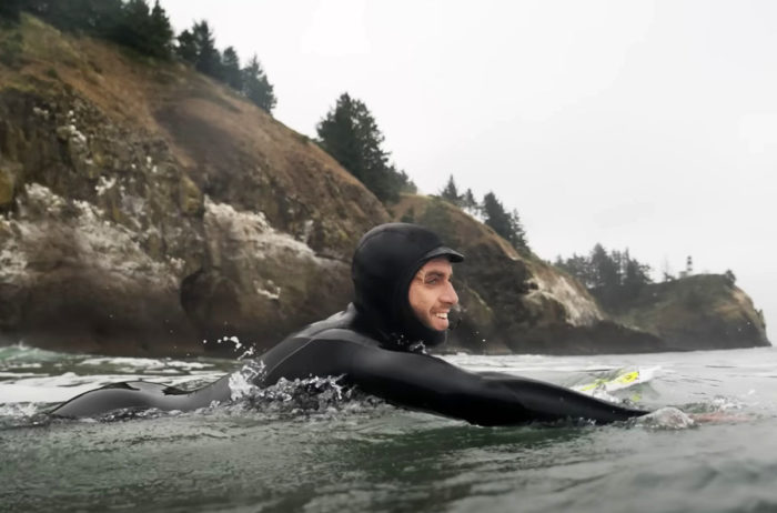 surfer in oregon