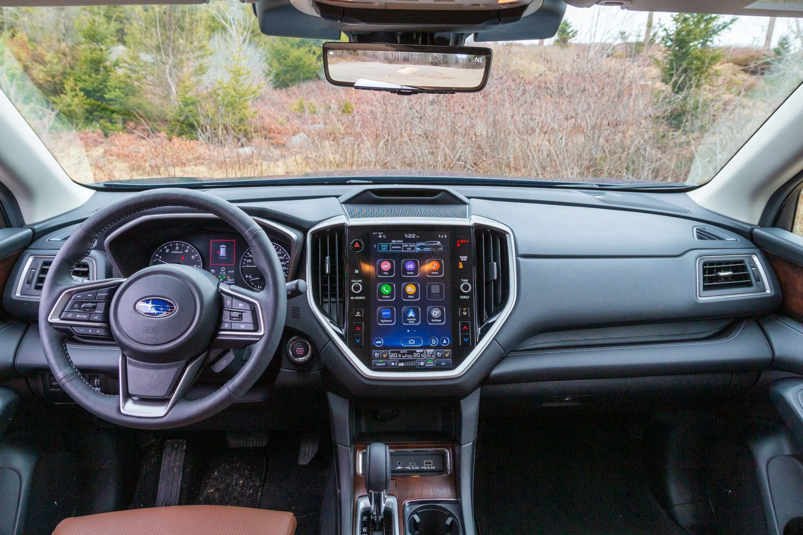 2023 Subaru Ascent Review interior dash infotainment