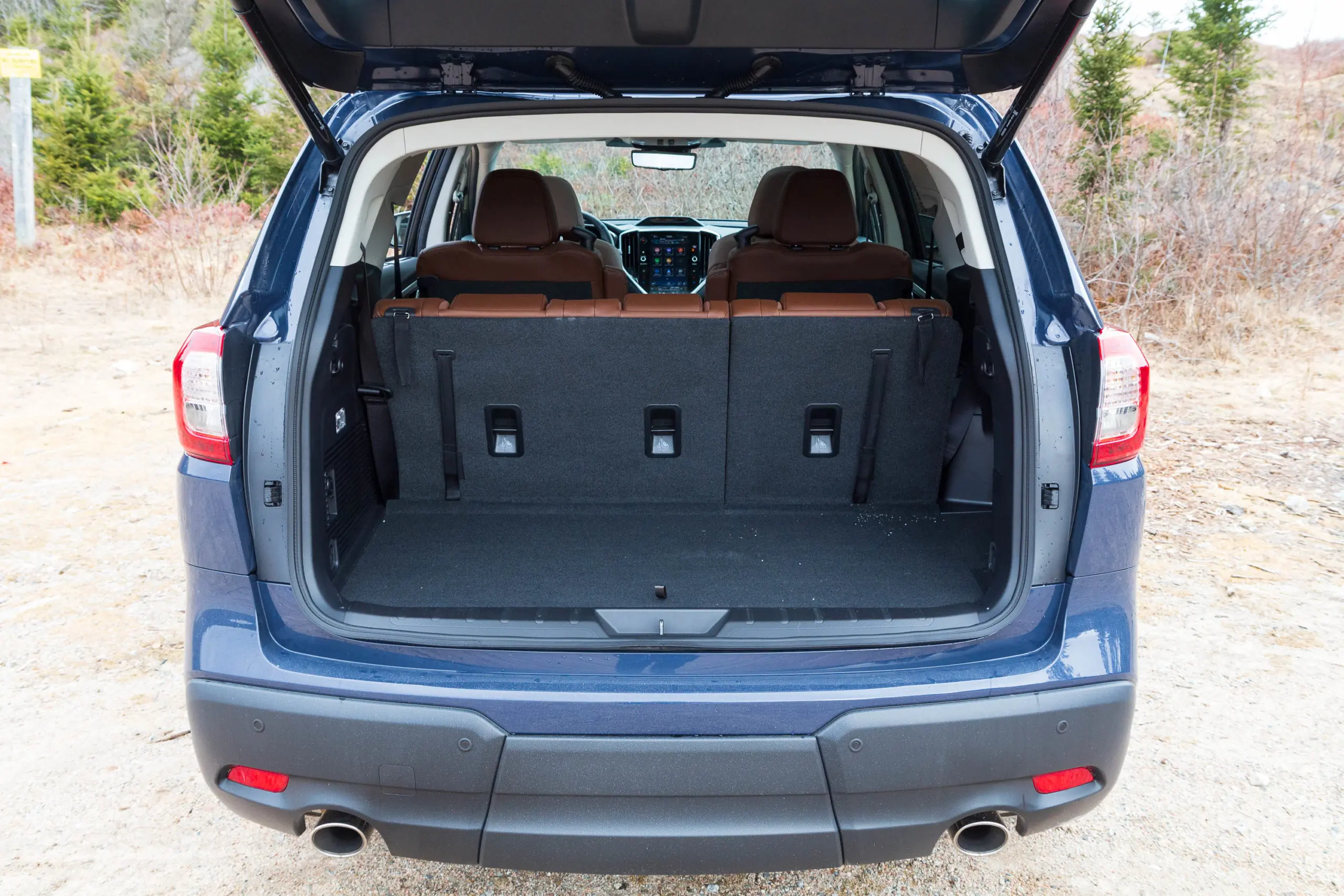 2023 Subaru Ascent Review interior rear cargo area hatch open