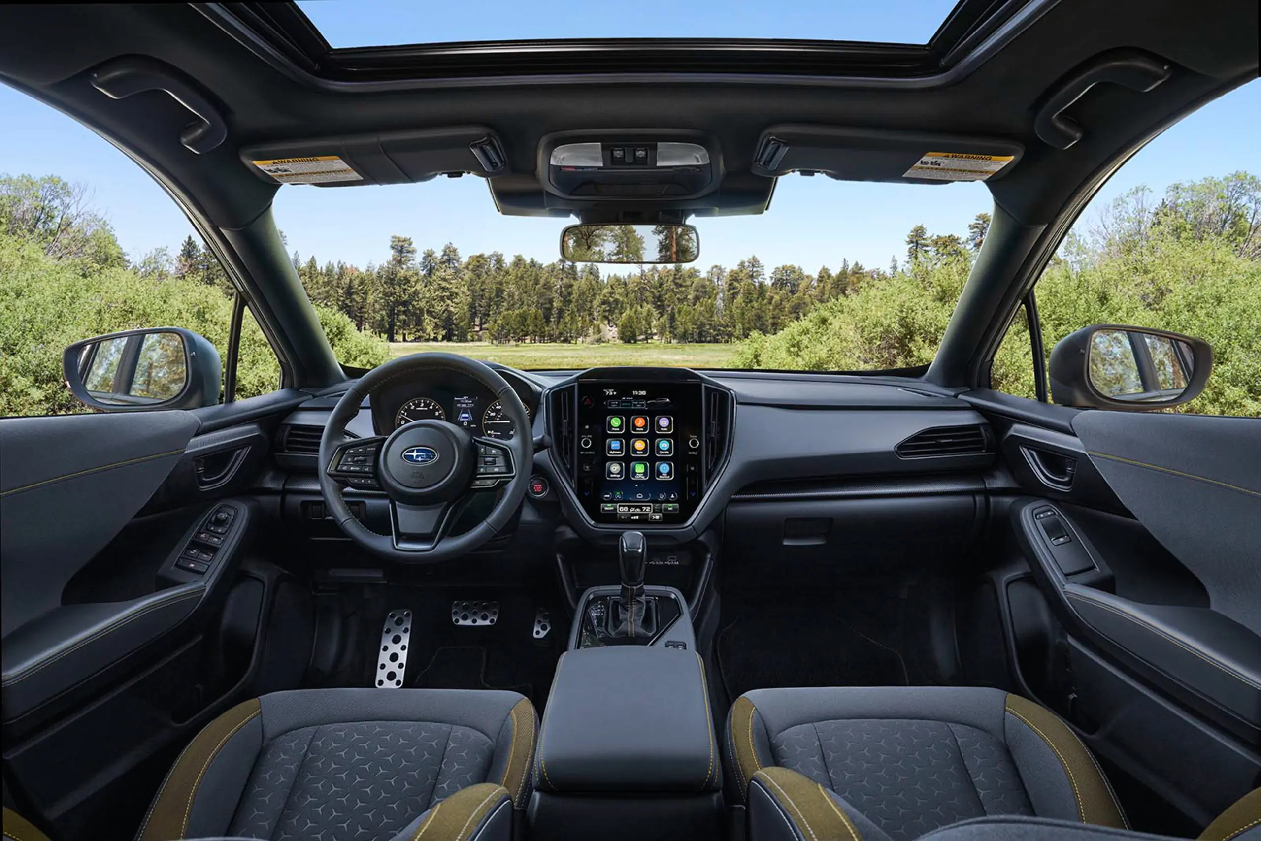 2024 Subaru Crosstrek Review interior front dash